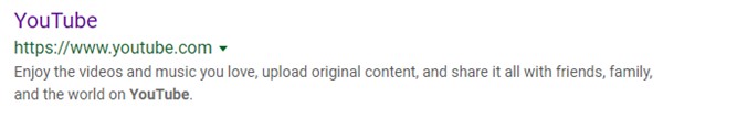 Youtube Meta Description
